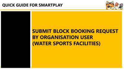 Download Now-Submit Block Booking Request - Water Sports Facilities